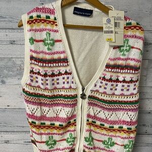 Eagles Eye Knit Sweet Whispers Sweater Womens XL Vintage 90’s NWT